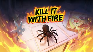 Killing things with fire in Kill it With Fire