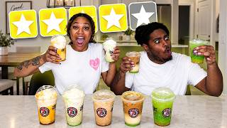 TRYING NEW VIRAL 7 BREW FALL DRINKS!! 🧋😱