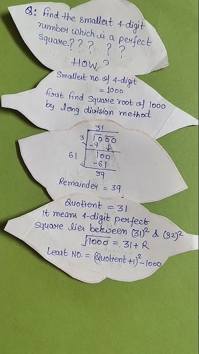 how-to-find-smallest-4-digit-perfect-square-number-nvs-kvs-dsssb
