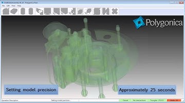 Disk brake assembly demonstration using Polygonica software
