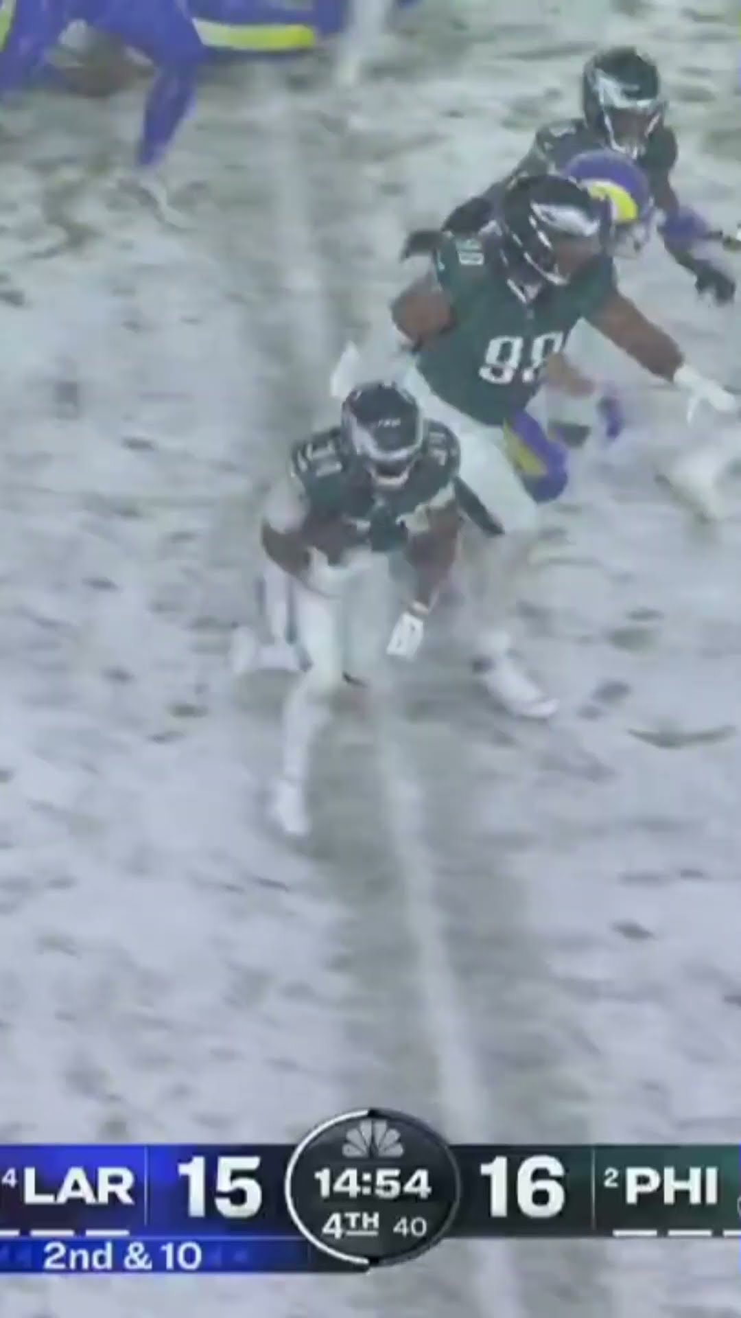 Jalen Carter FORCED FUMBLE, ISAIAH RODGERS RECOVERS ?? Eagles vs Rams Divsional Round Highlights