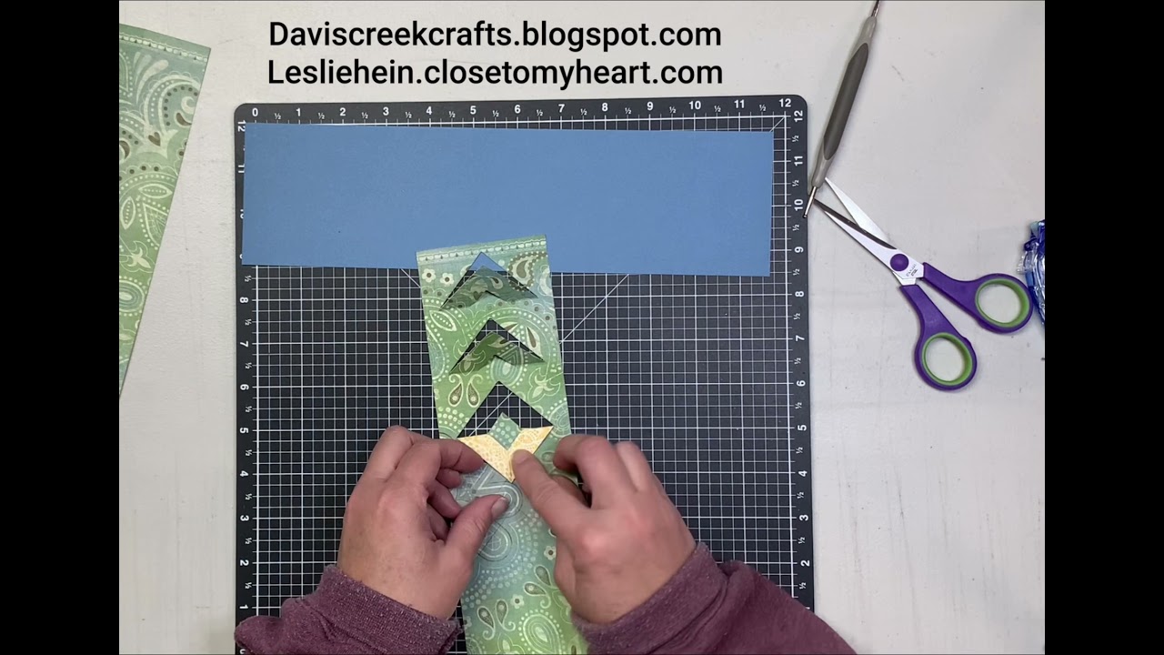 Braided paper/lattice tutorial for scrapbooking