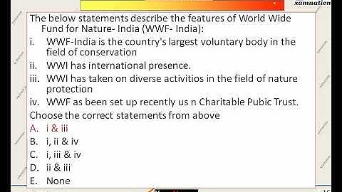 Questions Based upon Environmental Issues Part 2