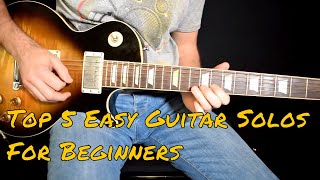 Top 5 Easy Guitar Solos For Beginners chords