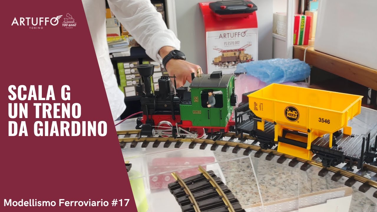 17 Modellismo Ferroviario - La Scala G, il treno da giardino 