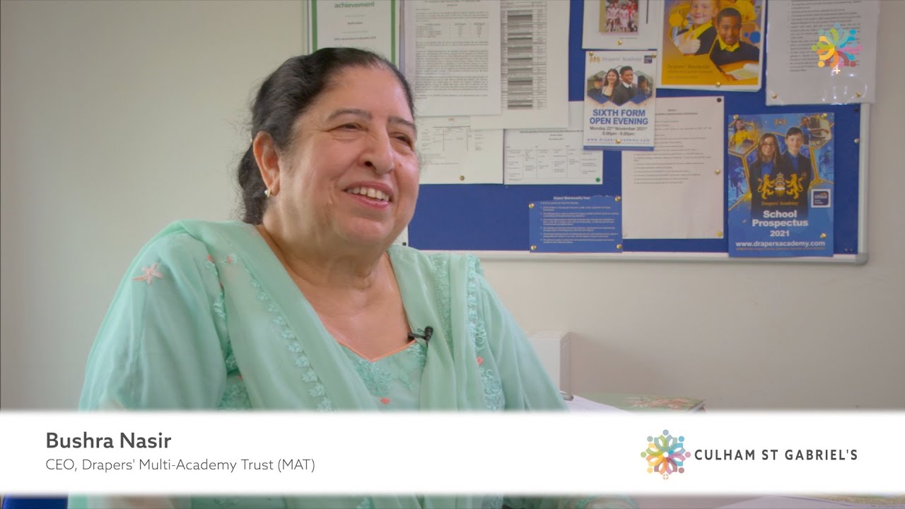 Bushra Nasir CBE, Chief Executive Drapers’ Multi Academy Trust