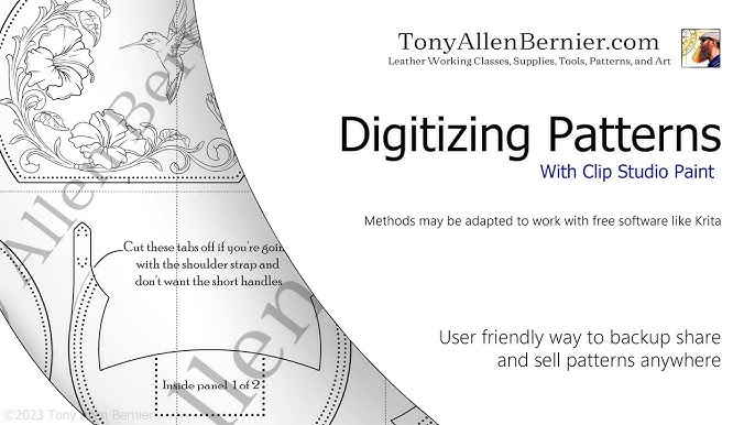 Learn how to Digitize Sewing, Leather Tooling, Art, and Craft Patterns. Link Below. - YouTube learn-how-to-digitize-sewing-leather-tooling-art-and-craft-patterns-link-below-youtube