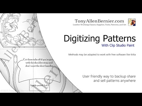 Free leather patterns — Tony Allen Bernier