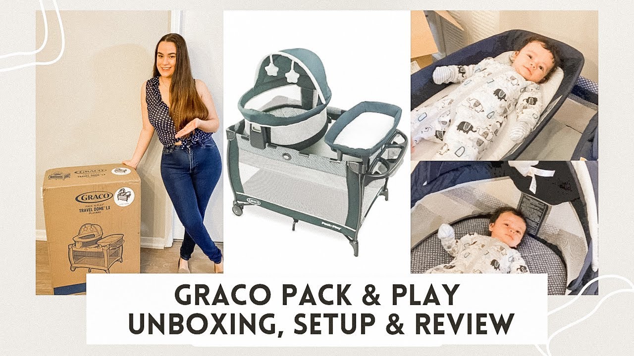 Graco Pack & Play Travel Dome LX Playard - UNBOXING, SETUP & REVIEW