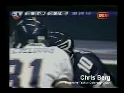 Chris Berg Pro Football Video