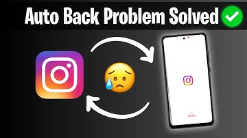 HOW TO FIX Instagram Auto Back Problem | Instagram not opening  Instagram automatically back problem