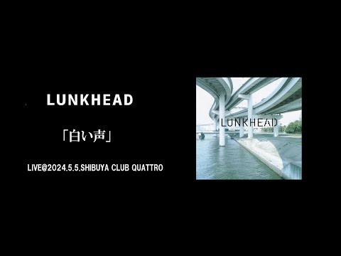 【LIVE】LUNKHEAD「白い声」2024.5.5.SHIBUYA CLUB QUATTRO　『地図』収録(2004.6.23.Release)