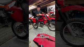 HONDA XR650R STARTING TUTORIAL