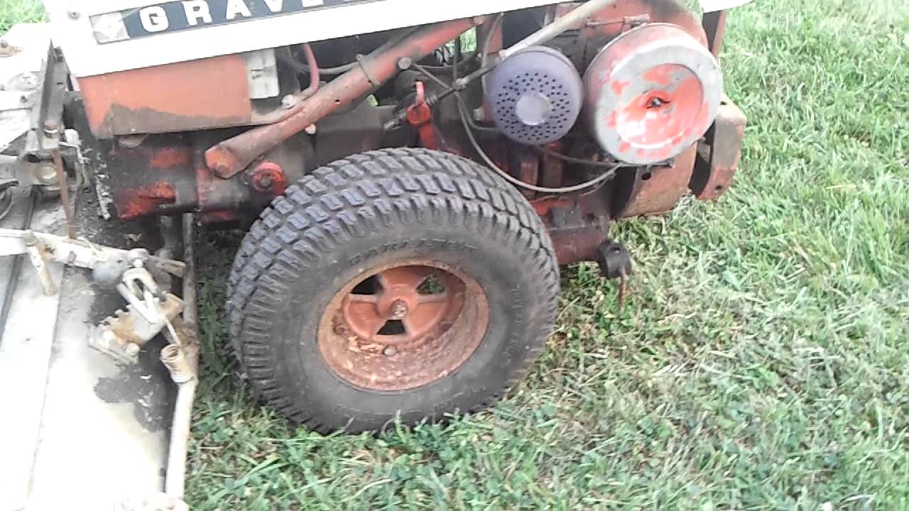 Gravely Commercial 12 Walk Behind Tractor YouTube