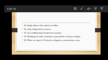 important question for electro technical officer interview ( ETO).