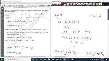 Example 13 chapter-4 Quadratic equations Class 10 maths CBSE Ncert solutions