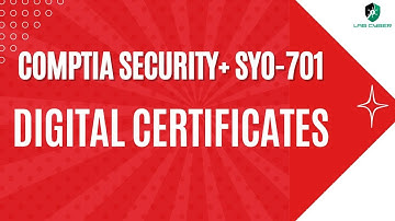 Digital Certificates - CompTIA Security+ SY0-701 - 1.4