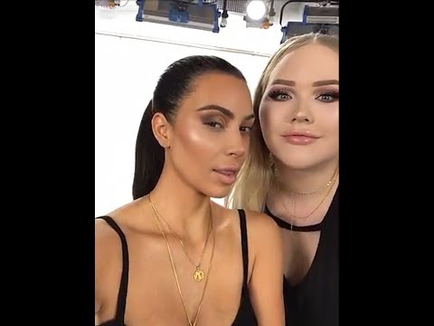 NikkieTutorials Collabs With Kim Kardashian | SnapChat Story