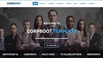 Corpboot - Corporate Website Template | Themeforest Website Templates and Themes