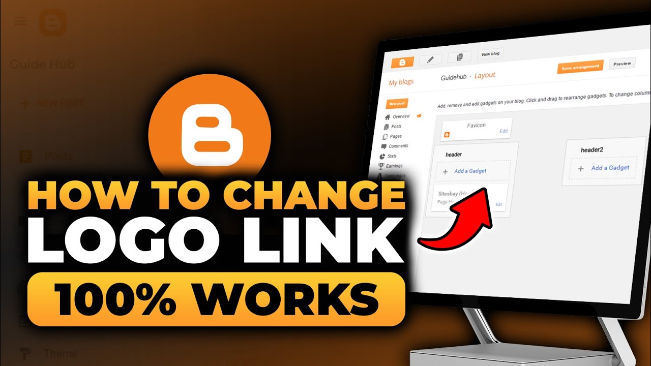 How To Change Logo Link in Blogger (100% WORKS) | FAST & EASY | NO Yapping, To The Point!