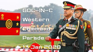 Army Day Parade 2020 | GOC IN C Western Command Parade 13 Jan 2020