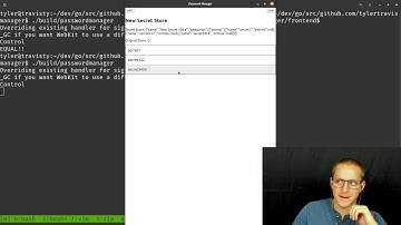 Building a simple password manager using Wails.app and Golang Part 14 | Twitch stream