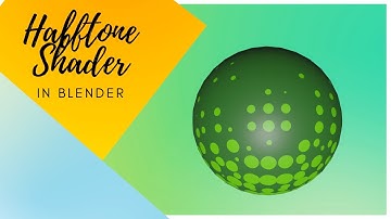 Halftone shader blender