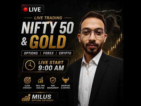 GOLD & NIFTY 50 Analysis - Live || 12 Aug || Milu's Option Odyssey #Live #LiveTrading #LiveStream
