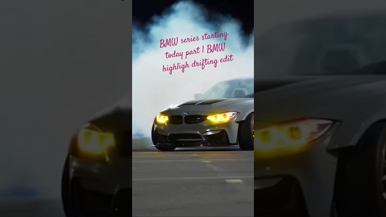 BMW Series Aaj Se Shuru 🔥 | High Level Drifting Edit | Part 1