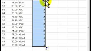 Excel 2010 - Nested If, RIGHT, VLOOKUP, naming ranges, RANK (works with all versions of Excel)