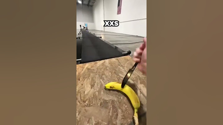 Banana vs Sword on a Conveyor Belt