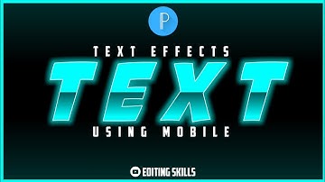 Neon Glow Text effects making in pixellab