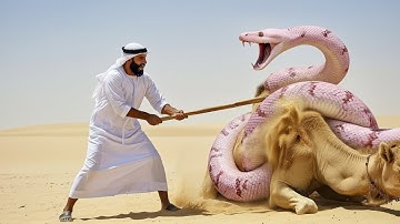 Desert Rescue –  Saving A Camel From A Mutated Giant Snake (Full Story)