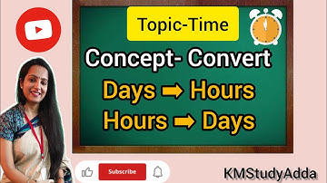 Convert Days into Hours| Hours into Days| Step by Step with formulas| #maths #time #viral #trending