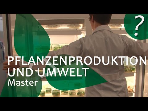 Master Pflanzenproduktion und  Umwelt - Universität Rostock