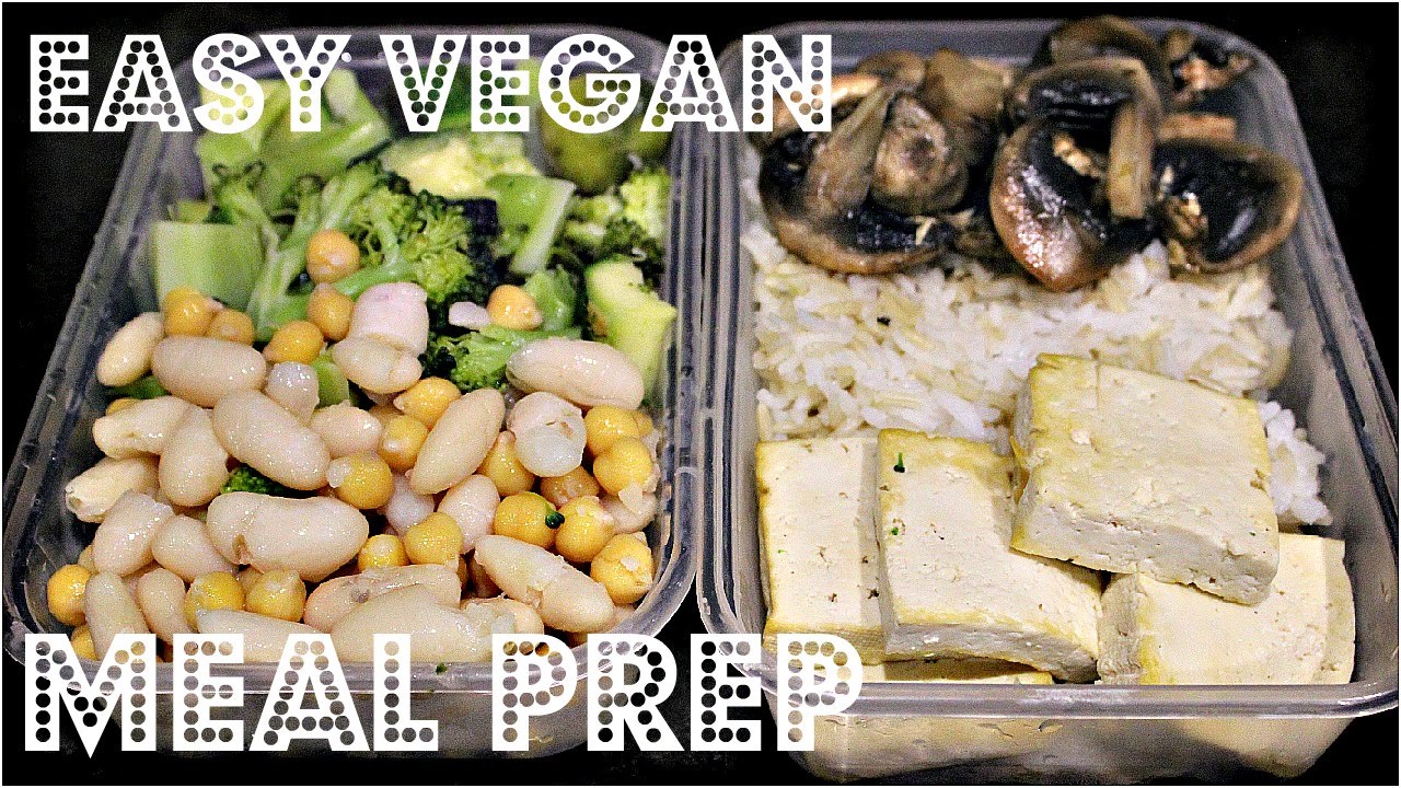 EASY MEAL PREP #4 | Cheap Lazy Vegan - YouTube