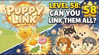Can You Solve Level 58? Epic Puppy Link Gameplay! screenshot 3