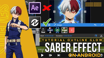 Tutorial Outline Glow Saber Effects on Node Video Android