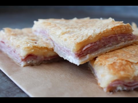 How To Make Puff Pastry Squares With Ham And Cheese By One Kitchen Episode 532 Youtube