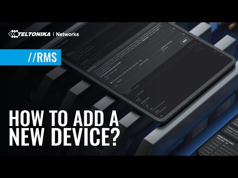 How To Add a New Device to RMS | Learn RMS | Episode 02