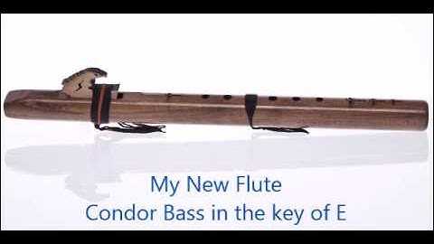 My New Condor Bass Flute