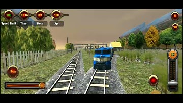 Train racing games 3d 2 player railway station train simulator Android gameplay #train #gaming #2024