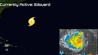 2014 Atlantic Hurricane Season Animation