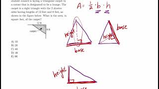 ACT Practice: Area of a Triangle