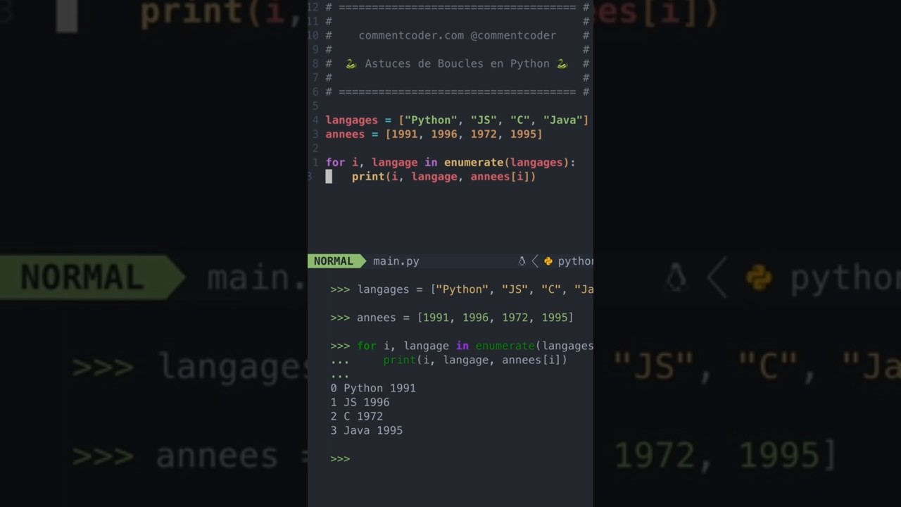 3 Astuces pour les Boucles en Python