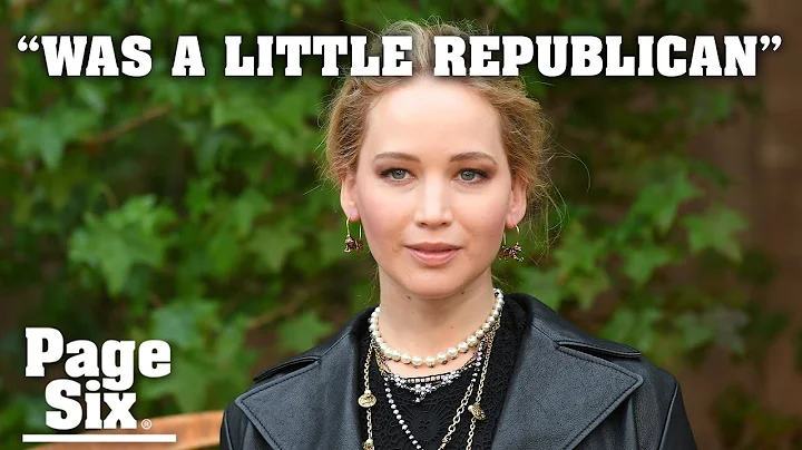 Jennifer Lawrence used to be a little Republican, ...