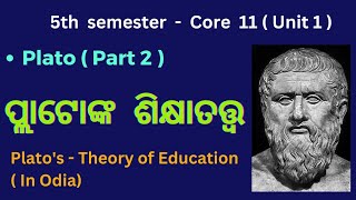 Theory of education by Plato in Odia |Plato nka Shikyatatwa political science |