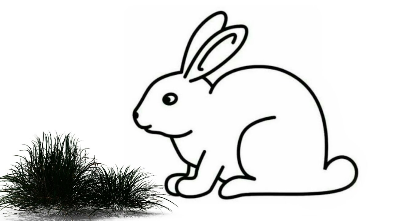 Lets Draw Cartoon Rabbit Easy To Follow Tutorial