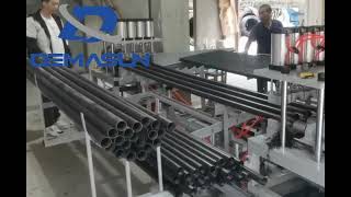 offline dual-pipe threading machine Automatic CNC system Plastic pipe threader machine
