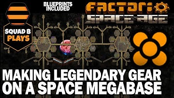 ORBITAL QUALITY WORKS  - MEGASPACEBASE SNOWFLAKE FACTORIO SPACEAGE